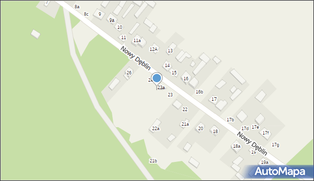 Nowy Dęblin, Nowy Dęblin, 24, mapa Nowy Dęblin