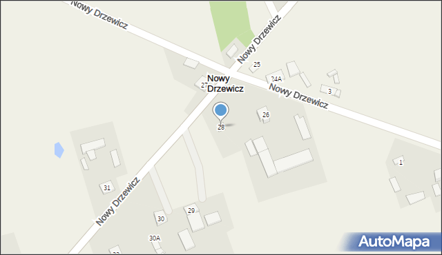 Nowy Drzewicz, Nowy Drzewicz, 28, mapa Nowy Drzewicz