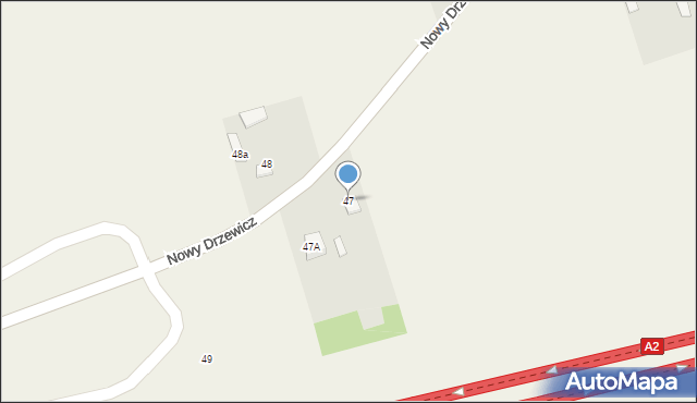 Nowy Drzewicz, Nowy Drzewicz, 47, mapa Nowy Drzewicz