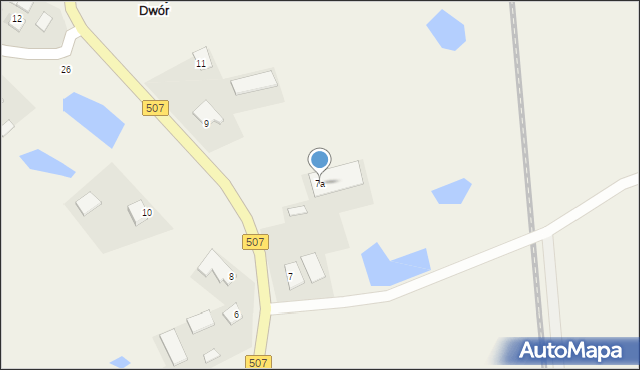 Nowy Dwór, Nowy Dwór, 7a, mapa Nowy Dwór