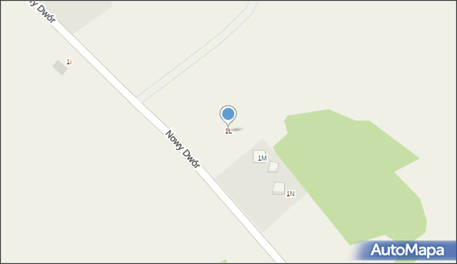 Nowy Dwór, Nowy Dwór, 1L, mapa Nowy Dwór