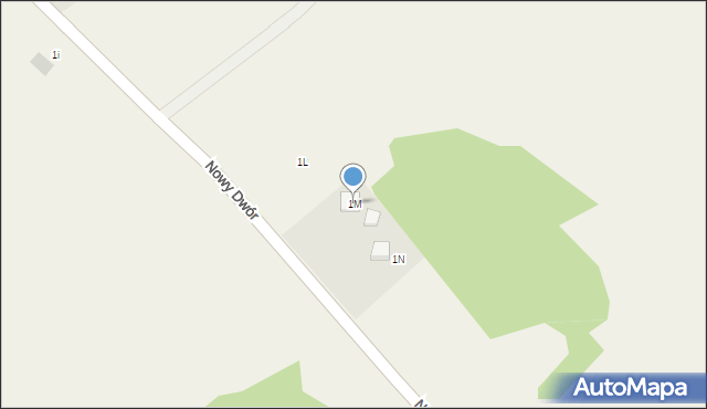 Nowy Dwór, Nowy Dwór, 1M, mapa Nowy Dwór