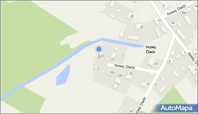 Nowy Dwór, Nowy Dwór, 22, mapa Nowy Dwór