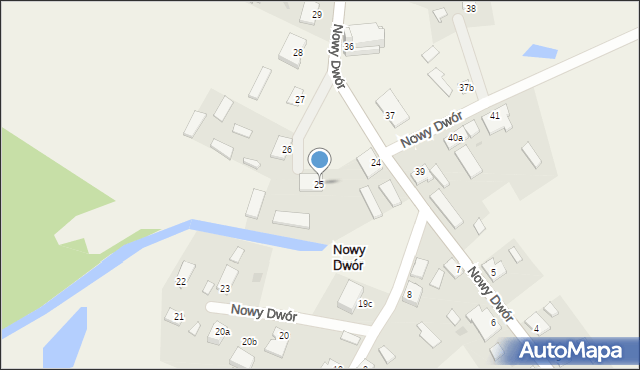 Nowy Dwór, Nowy Dwór, 25, mapa Nowy Dwór
