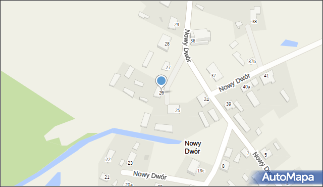 Nowy Dwór, Nowy Dwór, 26, mapa Nowy Dwór