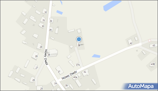 Nowy Dwór, Nowy Dwór, 38, mapa Nowy Dwór