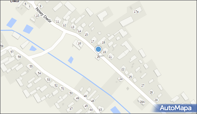 Nowy Dwór, Nowy Dwór, 20, mapa Nowy Dwór