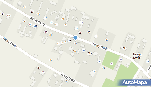 Nowy Dwór, Nowy Dwór, 30, mapa Nowy Dwór