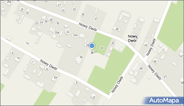 Nowy Dwór, Nowy Dwór, 38, mapa Nowy Dwór