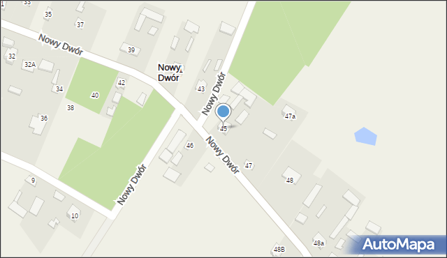 Nowy Dwór, Nowy Dwór, 45, mapa Nowy Dwór