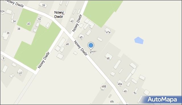 Nowy Dwór, Nowy Dwór, 47, mapa Nowy Dwór