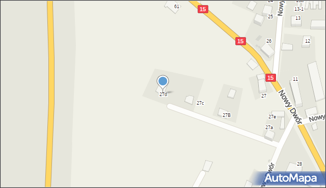 Nowy Dwór, Nowy Dwór, 27d, mapa Nowy Dwór