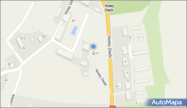 Nowy Dwór, Nowy Dwór, 30, mapa Nowy Dwór