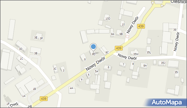 Nowy Dwór, Nowy Dwór, 9D, mapa Nowy Dwór