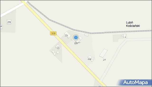 Nowy Dwór, Nowy Dwór, 22b, mapa Nowy Dwór