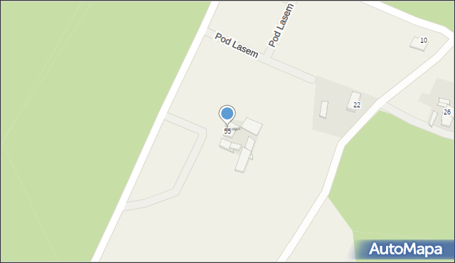 Nowy Dwór, Nowy Dwór, 55, mapa Nowy Dwór