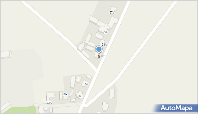 Nowy Dwór, Nowy Dwór, 58, mapa Nowy Dwór