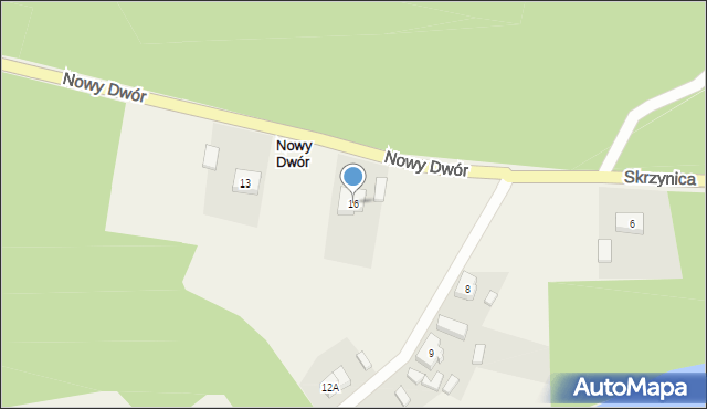Nowy Dwór, Nowy Dwór, 16, mapa Nowy Dwór