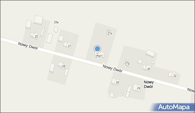 Nowy Dwór, Nowy Dwór, 27b, mapa Nowy Dwór