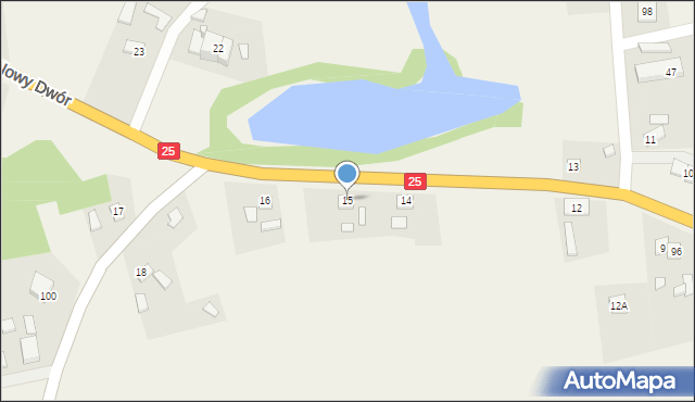 Nowy Dwór, Nowy Dwór, 15, mapa Nowy Dwór
