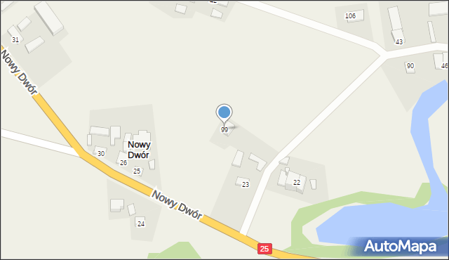 Nowy Dwór, Nowy Dwór, 99, mapa Nowy Dwór