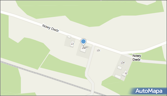 Nowy Dwór, Nowy Dwór, 13a, mapa Nowy Dwór