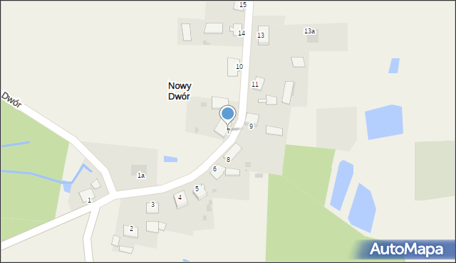Nowy Dwór, Nowy Dwór, 7, mapa Nowy Dwór