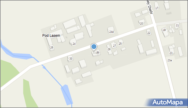 Nowy Dwór, Nowy Dwór, 31a, mapa Nowy Dwór