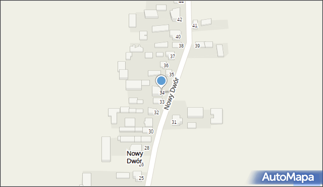 Nowy Dwór, Nowy Dwór, 34, mapa Nowy Dwór
