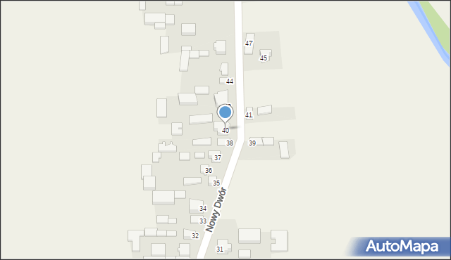 Nowy Dwór, Nowy Dwór, 40, mapa Nowy Dwór