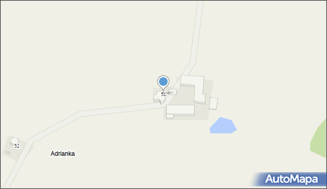 Nowy Dwór Bratiański, Nowy Dwór Bratiański, 51, mapa Nowy Dwór Bratiański