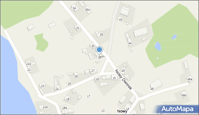 Nowy Dworek, Nowy Dworek, 28, mapa Nowy Dworek