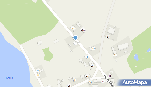 Nowy Dworek, Nowy Dworek, 31, mapa Nowy Dworek