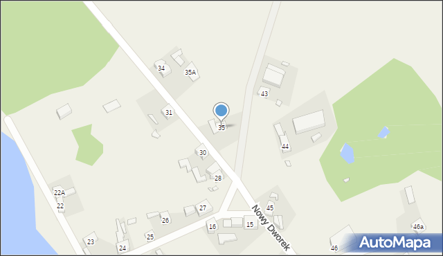 Nowy Dworek, Nowy Dworek, 35, mapa Nowy Dworek