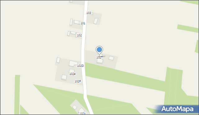 Nowy Dziebałtów, Nowy Dziebałtów, 102T, mapa Nowy Dziebałtów