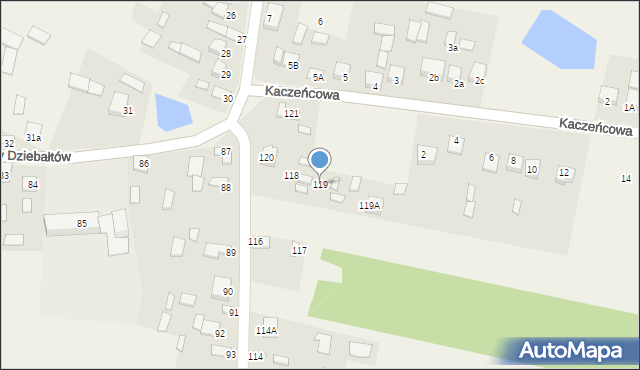 Nowy Dziebałtów, Nowy Dziebałtów, 119, mapa Nowy Dziebałtów