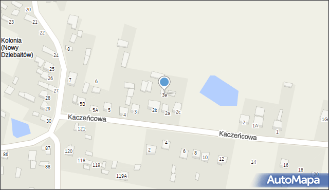Nowy Dziebałtów, Nowy Dziebałtów, 3a, mapa Nowy Dziebałtów