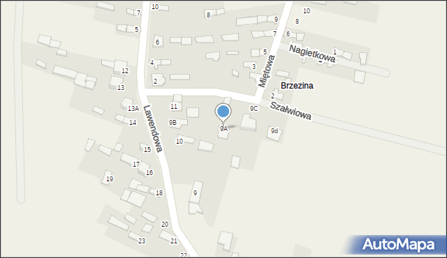 Nowy Dziebałtów, Nowy Dziebałtów, 9A, mapa Nowy Dziebałtów