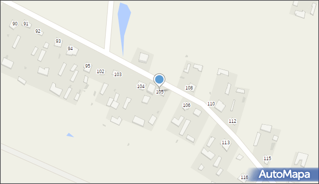 Nowy Dzików, Nowy Dzików, 105, mapa Nowy Dzików