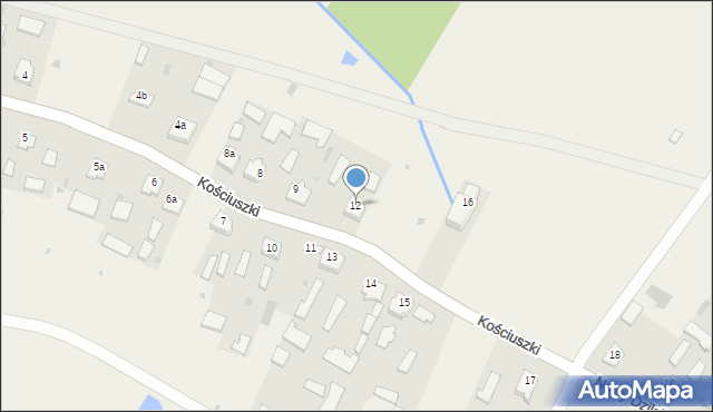 Nowy Dzików, Nowy Dzików, 12, mapa Nowy Dzików