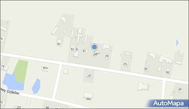 Nowy Dzików, Nowy Dzików, 149, mapa Nowy Dzików
