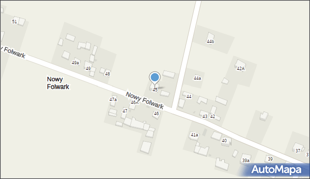 Nowy Folwark, Nowy Folwark, 45, mapa Nowy Folwark