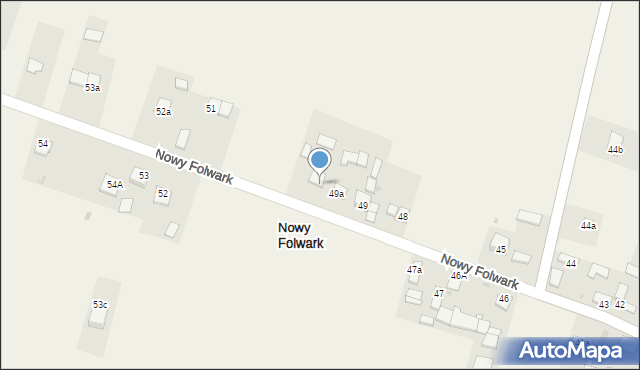 Nowy Folwark, Nowy Folwark, 50, mapa Nowy Folwark