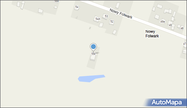 Nowy Folwark, Nowy Folwark, 53c, mapa Nowy Folwark