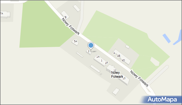 Nowy Folwark, Nowy Folwark, 3A, mapa Nowy Folwark