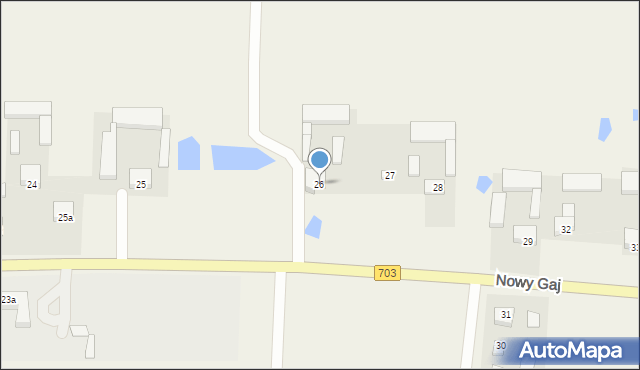Nowy Gaj, Nowy Gaj, 26, mapa Nowy Gaj