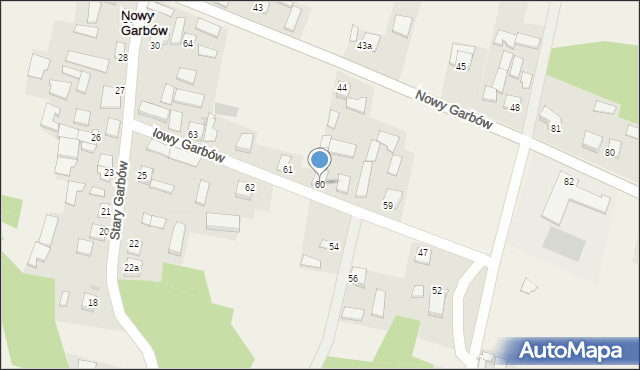 Nowy Garbów, Nowy Garbów, 60, mapa Nowy Garbów