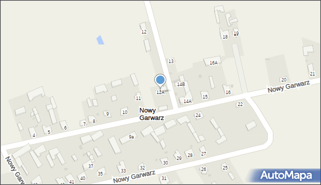 Nowy Garwarz, Nowy Garwarz, 12A, mapa Nowy Garwarz