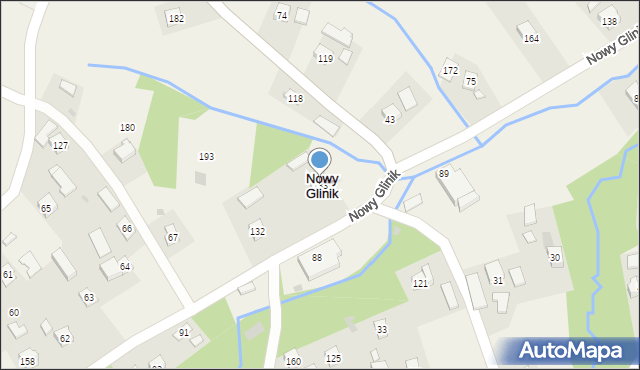Nowy Glinik, Nowy Glinik, 133, mapa Nowy Glinik