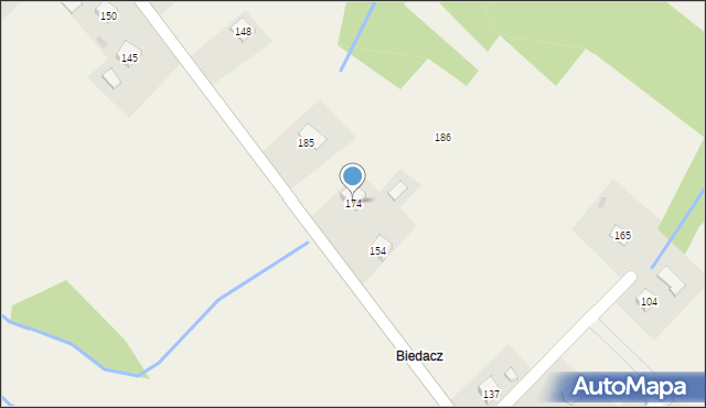 Nowy Glinik, Nowy Glinik, 174, mapa Nowy Glinik